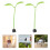 20Stk 3D Bohnenkeim Auto Sticker Kreativer 10