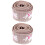 2Rolls Chocolate Easter Ribbon Wired Edge for Gift Wrapping Crafts 7
