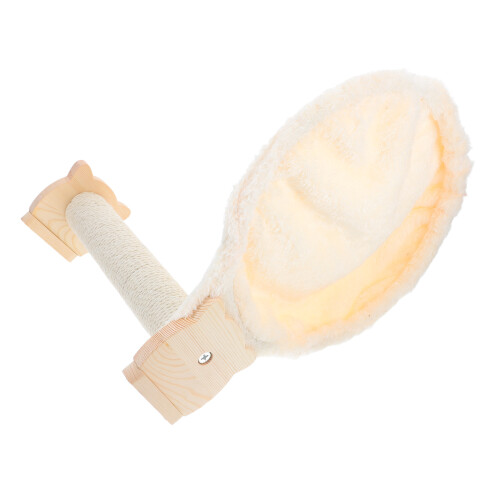 2Sets Katzenhängesitz Lint Beige Katzenbett Für Katzenbaum 2