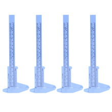 12Pcs Lightweight Blue Plastic Mini Caliper Gauge for Measuring