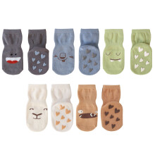 5Paare Baby Lauflernsocken Gekämmter , Rutschfest Bunt
