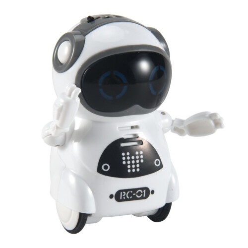 RC Pocket Robot for Kids with Interactive Dialogue Conversation, Voice Recognition, Chat Record, Singing& Dancing