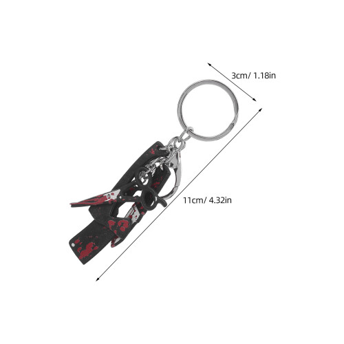 Metall Schlüsselring Und Messer Witziger Anhänger 2
