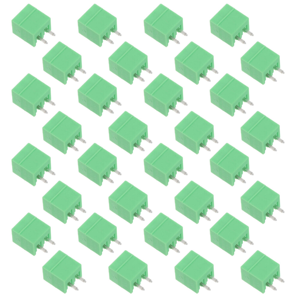 50Pcs Light Green Plug-In Electrical Terminal Blocks For Pcb Wiring 3633982009203