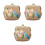 3Sets Handgemachtes Stickset Komplettset Für Münzbeutel DIY 3