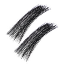 3Stk Tierbart-Applikationen Nylon Schwarz Für Basteln