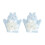 2Stk Baby Badehandschuhe Doppelseitig Blau Für Und Massage 1