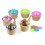 4Stk Eiscremeschale Kunststoff Sicherer Anti-Fall Dessertbecher 2