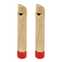 4Stk Holzpfeifen Für Kinder Flöten Musikinstrument Spielzeug