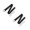 2Ensembles Sangles De Fixation Pour Boucles En Acier Noir 6