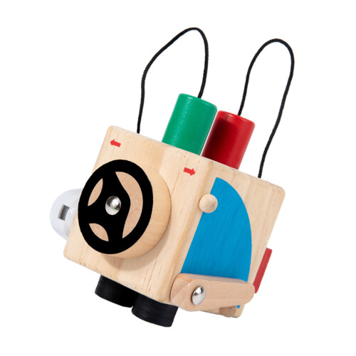 2Pièces Jouet Bois Enfants Cube Educatif Et 1