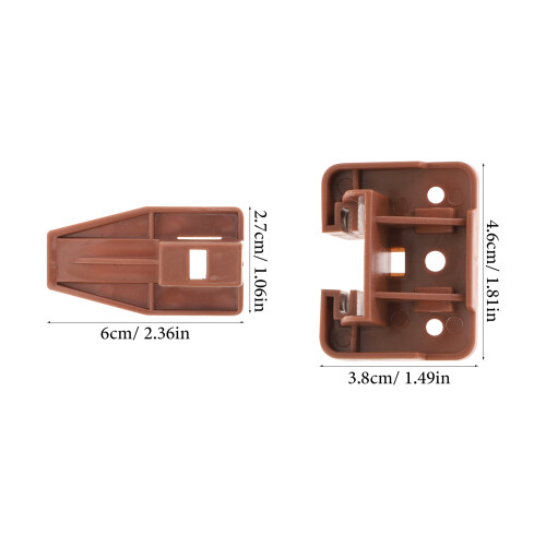 2Sets Möbel Schubladenstopper Kunststoff Für Einfache Montage 2