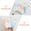 2Stk Baby Badehandschuhe Doppelseitig Blau Für Und Massage 4