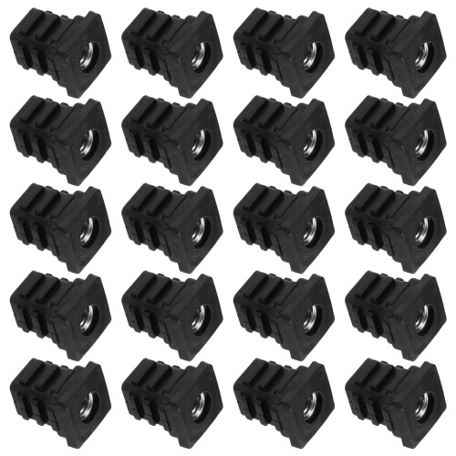 60Pièces Capuchons D'écrou En PVC Bouchons Ajustables Pour Tubes