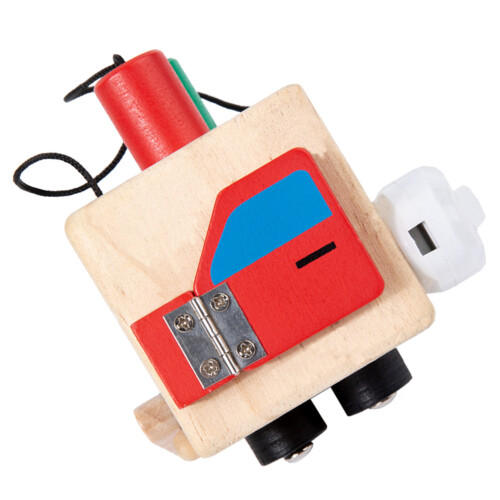2Pièces Jouet Bois Enfants Cube Educatif Et 2