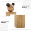Percussion Bois Beige Shaker Enfant Instrument Musical Polyvalent 8