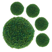 15Pièces Boules De Plantes Simulées Vertes Pour Modèles Scènes