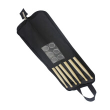 9Pièces Baguettes Noires En Érable Avec Sac Portable Et Amortisseurs