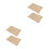 4Pièces En Pour Hamster Beige Nature 6