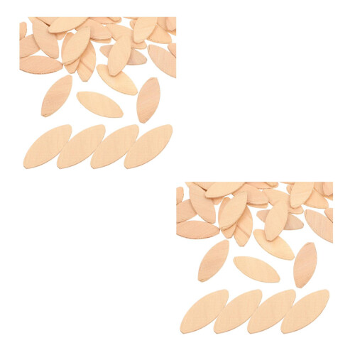 200Pièces Biscuits Bois Pour Menuiserie Avec Rainurage Précis 2