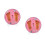 2Pièces Kit Empreintes Bébé Rose Cadeau Maman 10