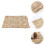 4Pièces En Pour Hamster Beige Nature 11