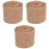 3Rolls Decorative Linen Ribbon for Wedding, Craft, and Gift Wrapping 4