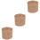 3Rolls Decorative Linen Ribbon for Wedding, Craft, and Gift Wrapping 6