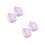 4Pièces Bols Trempage Ongles Blancs ABS Et Retrait 8