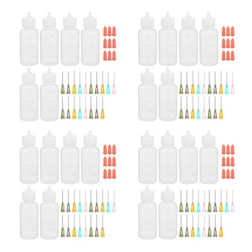 4Ensembles Bouteilles De Pe Colorées Pour Colle Liquide 2