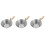 3Pièces Bac À Plaqueur Manche Bois Argent Usage Construction 9
