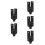 5Stk Shock Riser Aluminium Schwarz Für Offroad Strecken 5