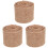 3Rolls Decorative Linen Ribbon for Wedding, Craft, and Gift Wrapping 3