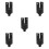 5Stk Shock Riser Aluminium Schwarz Für Offroad Strecken 10