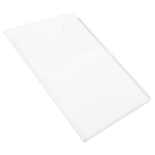 2Pcs Transparent Acrylic Brochure Holder Vertical Paper Display Stand