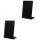 2Pcs Chic Black ABS Mini Chalkboards for Birthday and Table Decoration 4