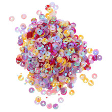 2Packs Durable Plastic Sequin Decors for Handmade DIY Clothing Jewelry