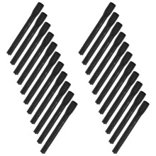 500Pcs Black Disposable Pigment Mixers Stirring Rods ABS Material