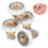 16Pcs Bathroom Sliding Door Rollers Nylon Metal Quiet Smooth Operation 8
