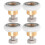 16Pcs Bathroom Sliding Door Rollers Nylon Metal Quiet Smooth Operation 2