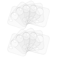 40Pièces Cartes De Acryliques Transparentes Pour Fil À Broder