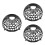 3Pcs Black Plastic Plants Suspension Soil Cover with Easy Installation 7
