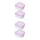 4Pièces Bols Trempage Ongles Blancs ABS Et Retrait 6