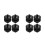 8Pièces Adaptateur Double Vis 1/4'' Pour Trépied Et Support Flash Noir 4