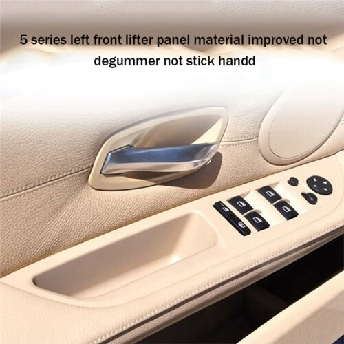 Beige Driver Left Window  Trim Bezel 51416983705 for  5-Series E60 E61 2008-2010 Door Armrest Upper Panel 2