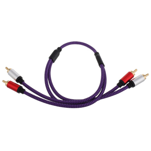 4Pièces Câble Audio Polyvalent PVC Avec Double Pour Haut-Parleurs 1