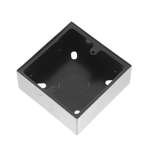 5Pièces Boîte De Connexion Murale 86 Inoxydable Argentée Durable