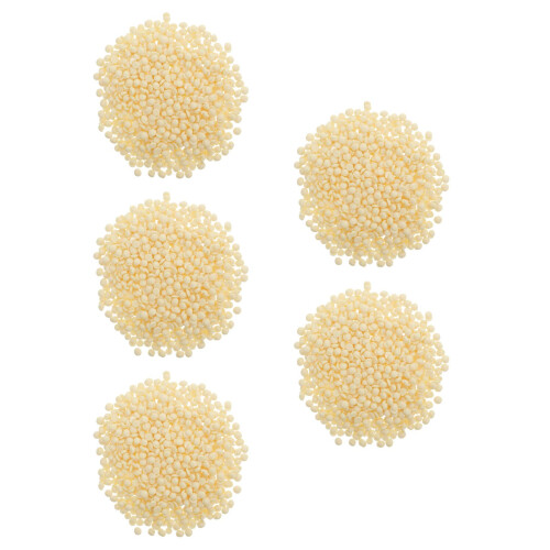 5Pièces Perles Cire Épilation Corps Beige Longue Durée 2