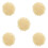 5Pièces Perles Cire Épilation Corps Beige Longue Durée 6