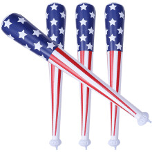 16Pcs PVC Inflatable Baseball Bat Toys Multi-Color Sports Party Favors